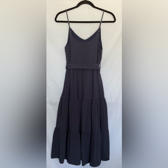 Moon River Blue Halter Maxi Sundress - Picture 2 of 5